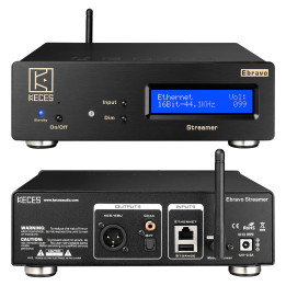 Keces Audio Ebravo streamer transport réseau numérique