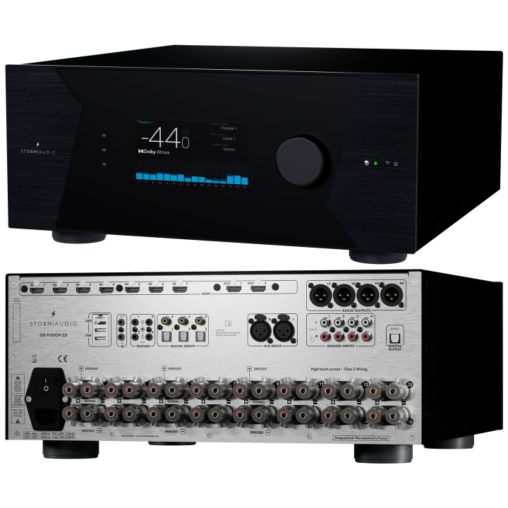 StormAudio ISR Fusion 20 : ampli intégré audio vidéo