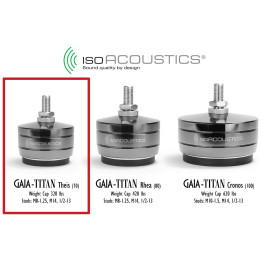 IsoAcoustics GAIA-TITAN Theis isolateurs premium pour enceintes haute fidélité