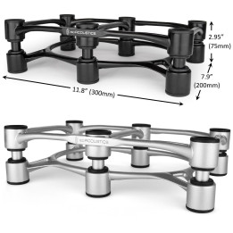 IsoAcoustics Aperta 300 support d’isolation pour enceintes et moniteurs