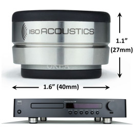 IsoAcoustics OREA Graphite isolateur antivibrations