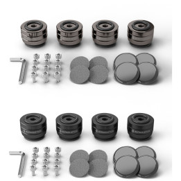 IsoAcoustics GAIA III Neo (par 4) pieds d’isolation pour enceintes jusqu’à 32 kg