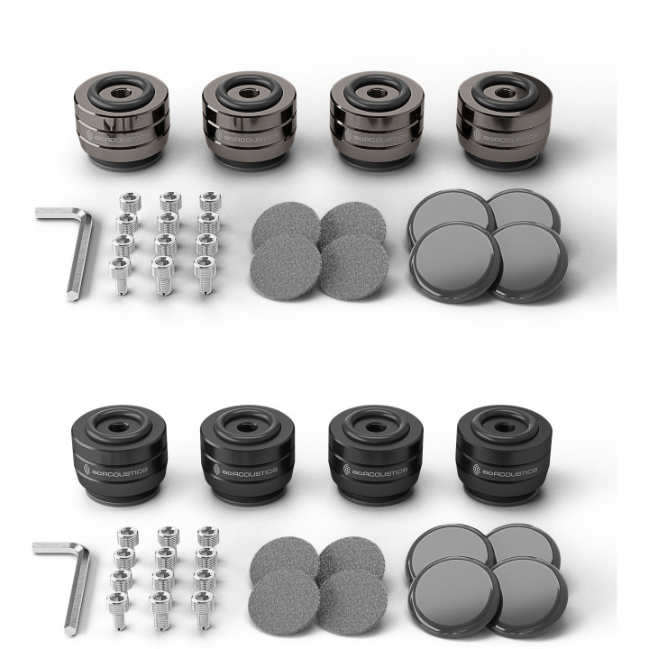 IsoAcoustics GAIA III Neo (par 4) pieds d’isolation pour enceintes jusqu’à 32 kg